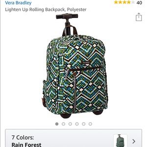 Vera Bradley Rolling Backpack
